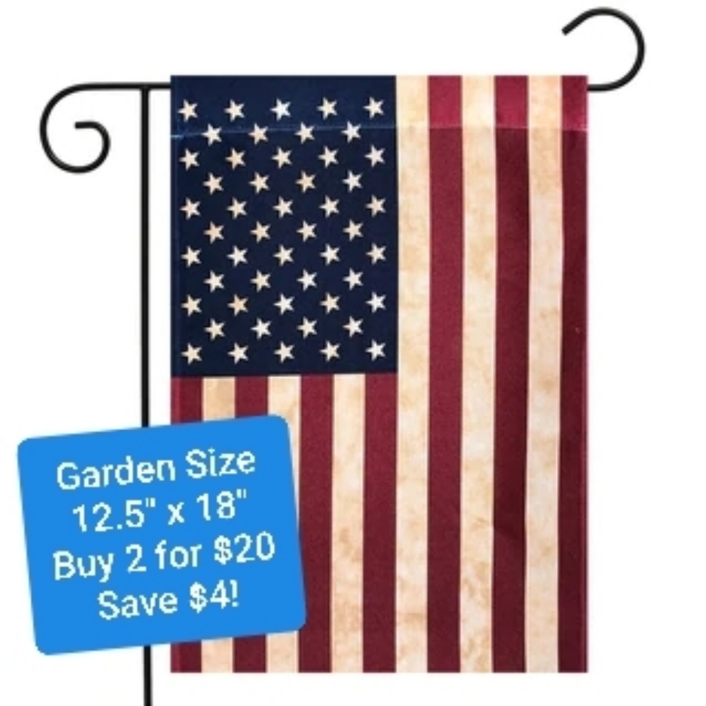 BRIARWOOD LANE  "Tea Stained American Flag"